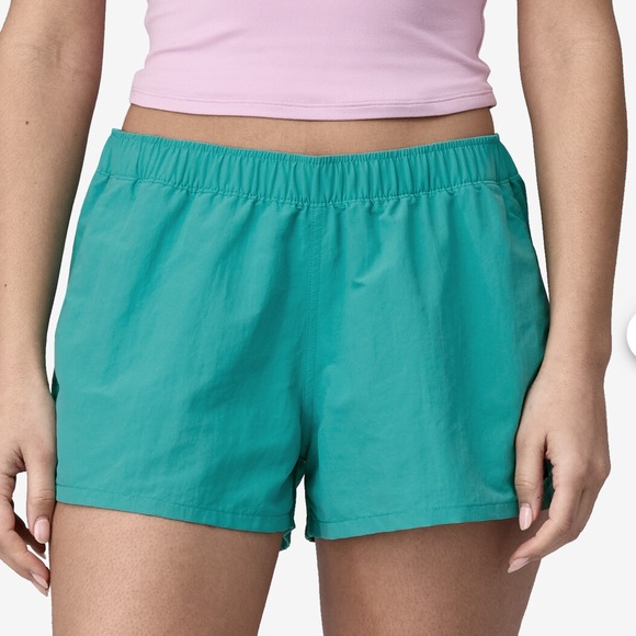 Patagonia Women's Barely Baggiest Shorts - 2½"' - mint green - Large - Picture 3 of 11